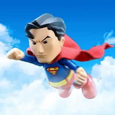Figurine DC Comics superman hybrid metal af